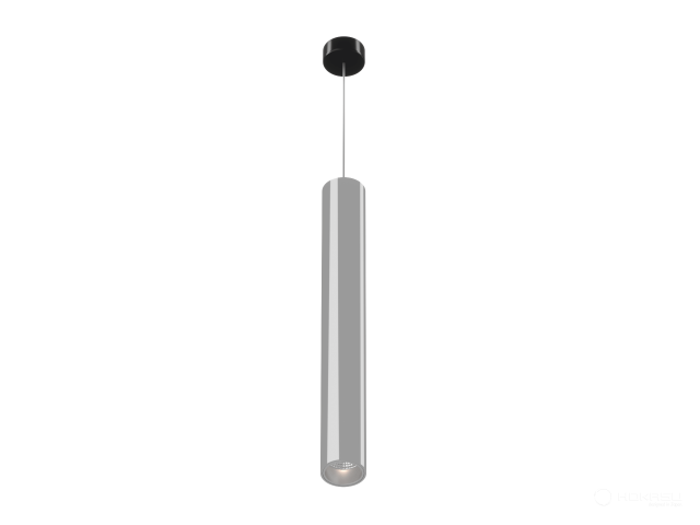 Lamp HOKASU Tube Hang+ (SILVER/D40/320mm/Lens — 2.7K/5W/36deg/CRI98)