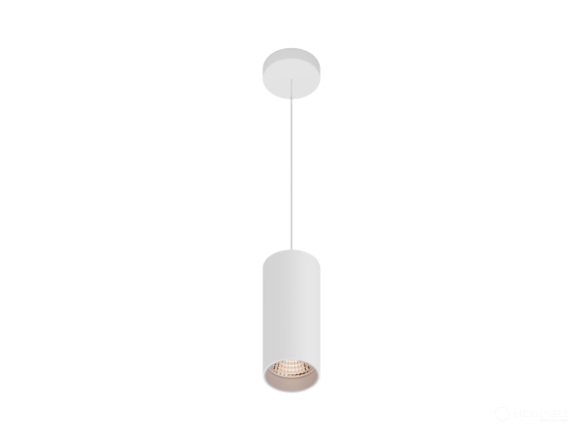 Lamp HOKASU Tube Hang (RAL9003/D85/160mm — 5K/30W/23deg)