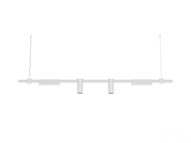 Pendant lamp HOKASU PL10 (RAL9003/1500mm – 200mm/LT70/120deg – D55/140mm – 3K/32W)