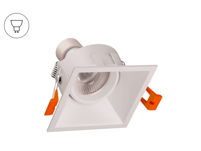 Lamp POINT-S Twist (RAL9003 — GU10)