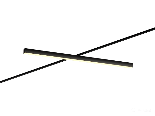 Track lamp HOKASU 35/40 TR4 (RAL9005/1000mm/LT70 — 3K/21W)