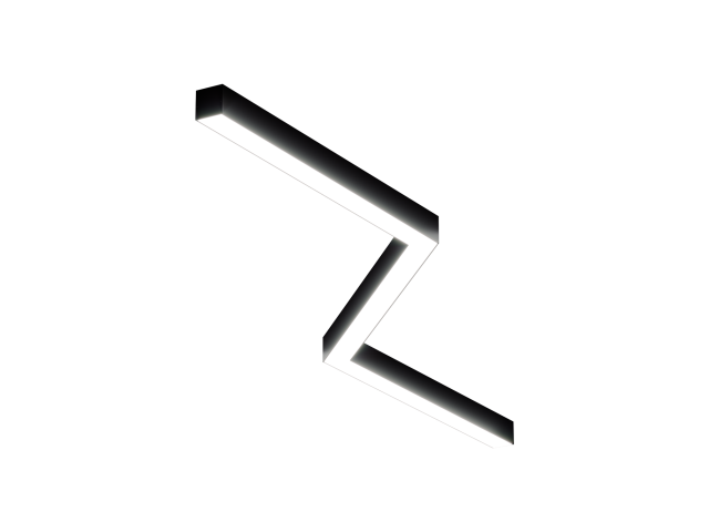Lamp HOKASU Z S50 (RAL9005/3x651mm-135/LT70 — 4K/41W)