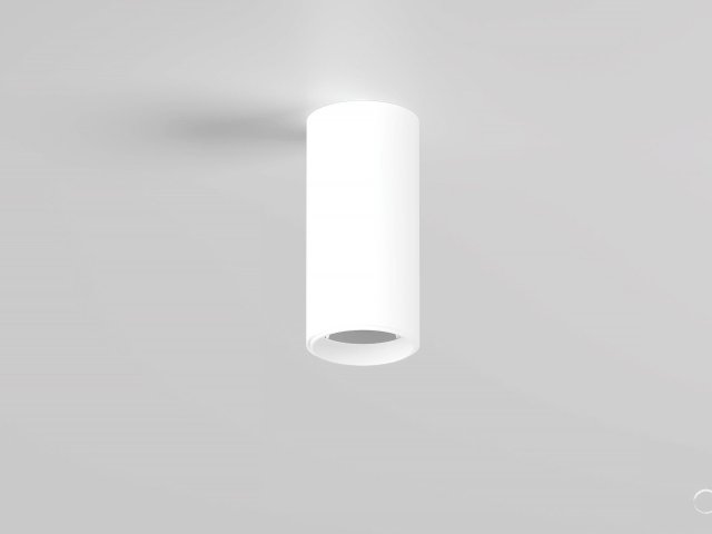 Lamp HOKASU Tube (RAL9003/D75 — 3K/20W/10deg)