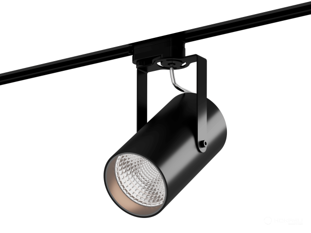 Lamp HOKASU Tube Clip TR4 (RAL9005/D85 — 3.5K/30W/23deg/CRI97/VB)