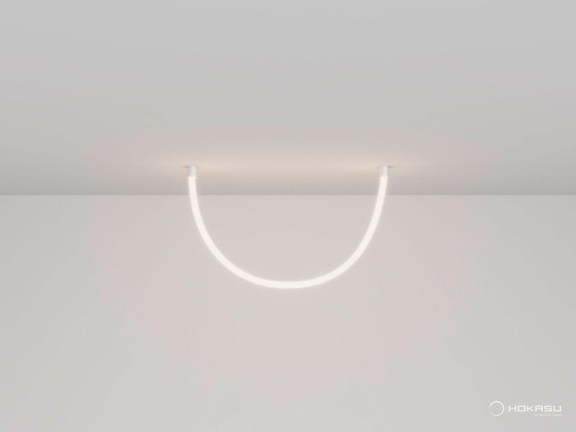 Lamp HOKASU GhostLight ON (ral9003/1500mm — 3K/33W)