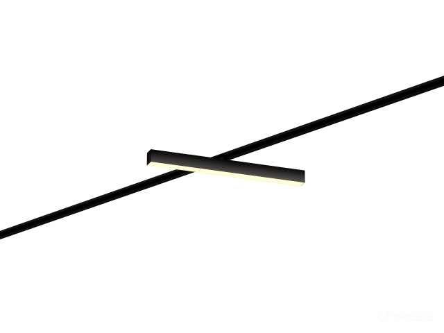 Track lamp HOKASU S50 TR2 (RAL9005/500mm/LT70 — 3K/19W)