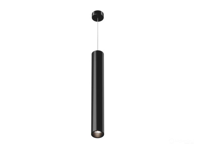 Lamp HOKASU Tube Hang+ (RAL9005/D40/320mm/Lens — 5K/5W/60deg)
