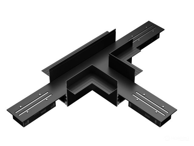 Connecting element HOKASU OneLine Edgeless (T/RAL9005)