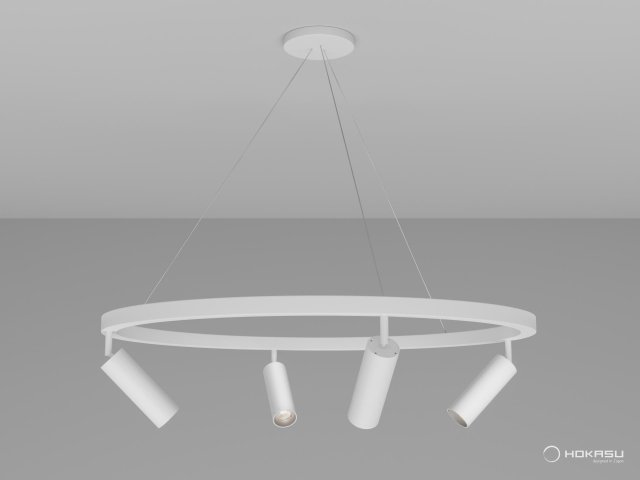 Pendant lamp HOKASU PL1 (RAL9003/830mm — 4K/40W/38deg)