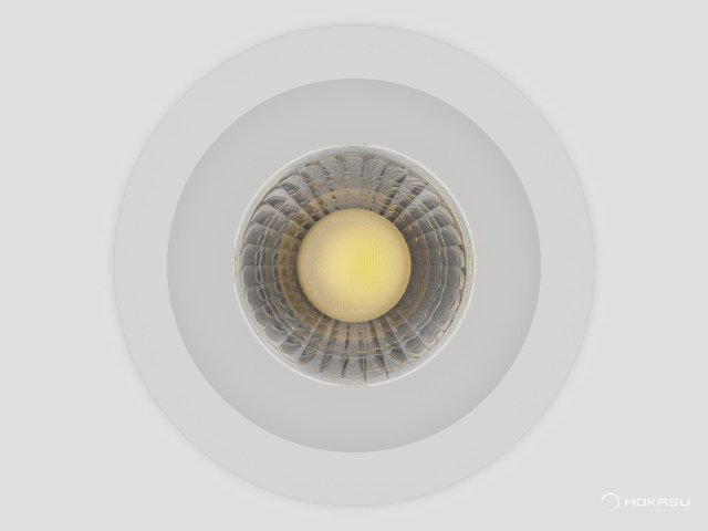 Lamp HOKASU DOT (RAL9003 — 3K/10W/15deg/CRI90)