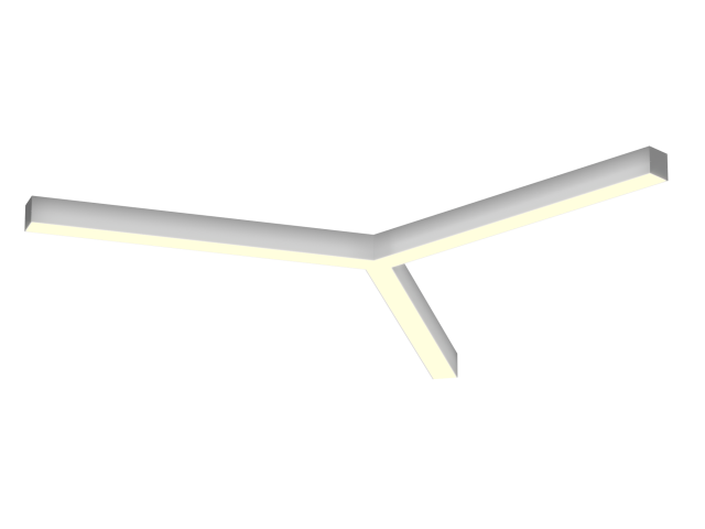 Lamp HOKASU Star 35/40 (RAL9003/3x638mm/LT70 — 3K/42W)