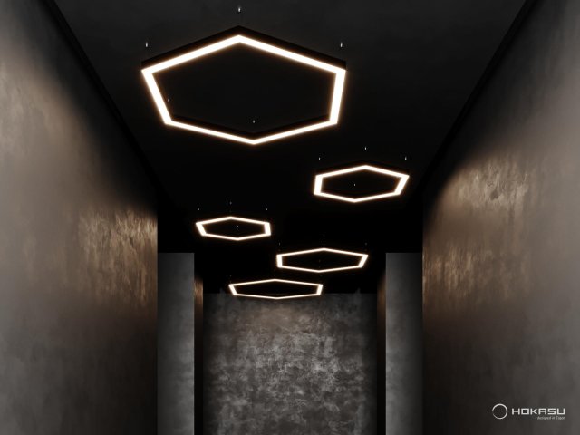 Modular lamp HOKASU Hexagon