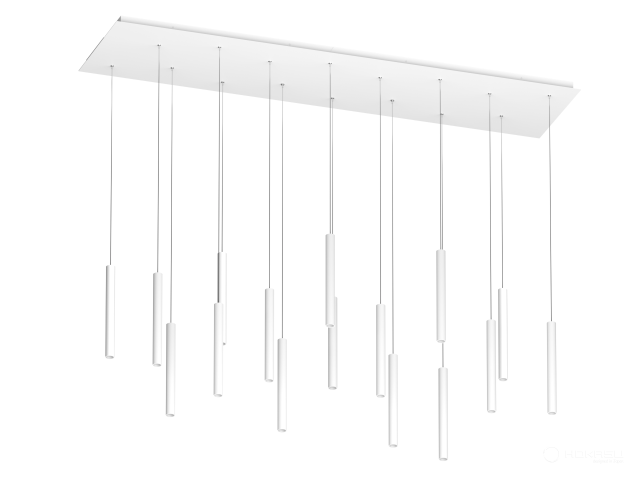 Pendant lamp HOKASU PL14 (RAL9003/D40/320mm — 3K/80W/10deg)