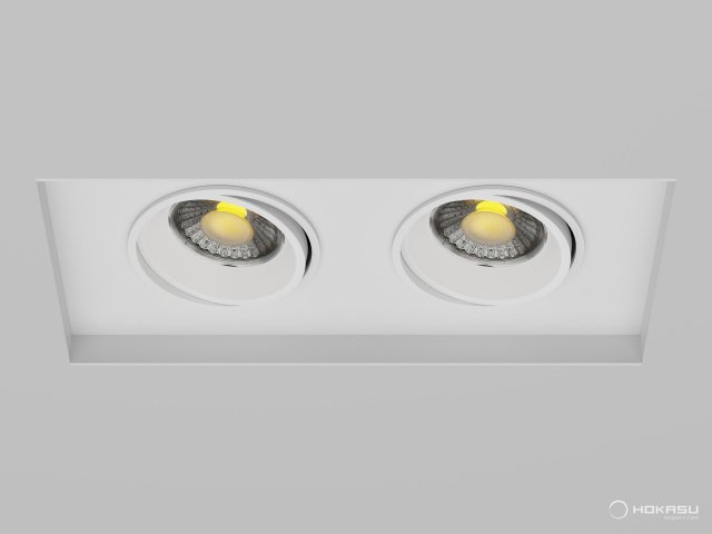 Recessed lamp HOKASU DOTs-S Spin Edgeless