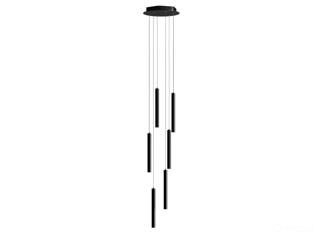 Pendant lamp HOKASU PL14 (RAL9005/D40/320mm — 3K/30W/10deg)