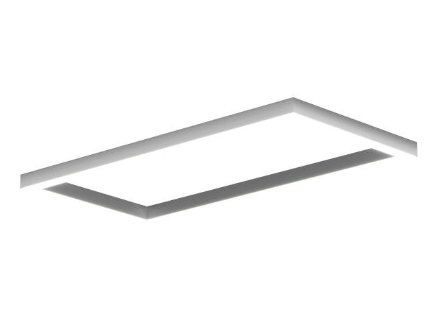 Lamp HOKASU Frame S50 (RAL9003/1219x617mm/LT70 — 4K/78W)