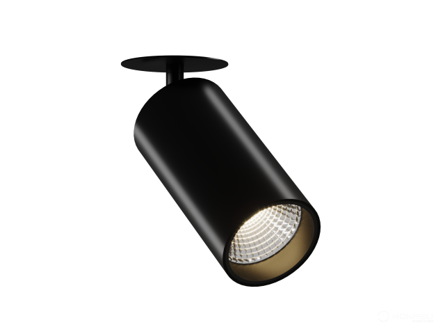Lamp HOKASU Tube IN (RAL9005/D75 — 5K/20W/38deg)