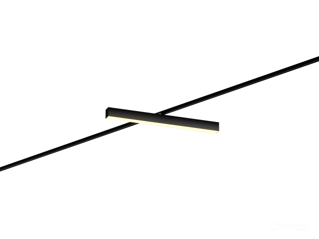 Track lamp HOKASU 35/40 TR4 (RAL9005/500mm/LT70 — 3K/10W)