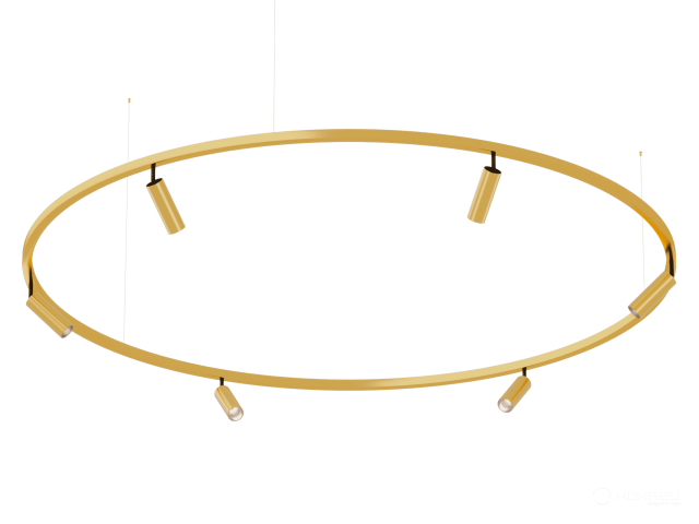 Pendant lamp HOKASU PL1 (GOLD/2000mm— 3K/60W/38deg)