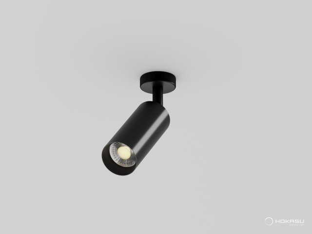 Lamp HOKASU Tube ON with swivel mounting