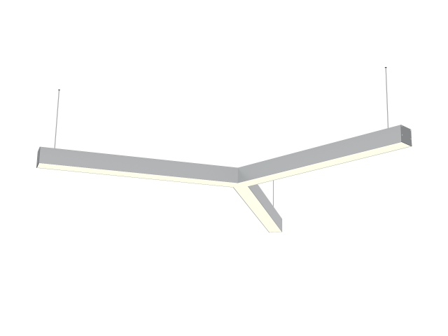 Lamp HOKASU Star S50 (RAL9005/3x634mm/LT70 — 3K/40W)