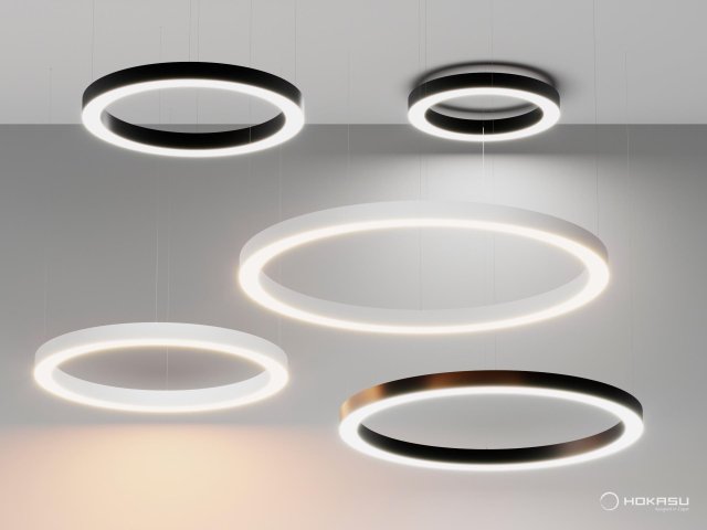 Suspended luminaire HOKASU Halo