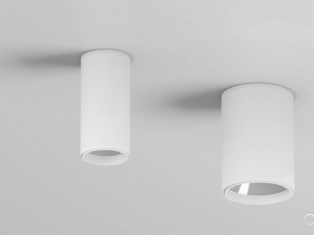 Lamp HOKASU Tube (RAL9003/D75 — 3K/20W/10deg)