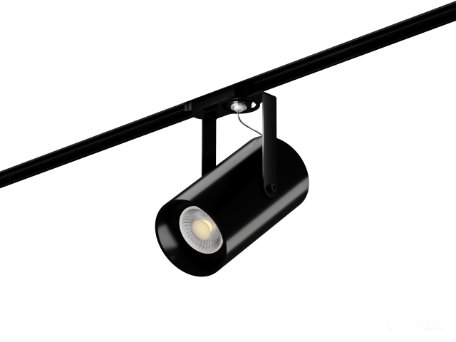 Lamp HOKASU Tube Clip TR2 Lens (RAL9005/D85 — 3.5K/40W/24deg/CRI97/VB)