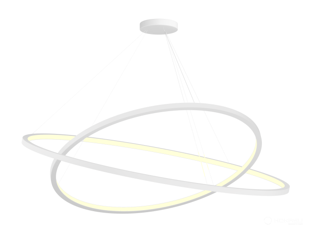 Lamp HOKASU PL6 (RAL9003/D830-1050/LT70 — 3K/70,8W/120deg)