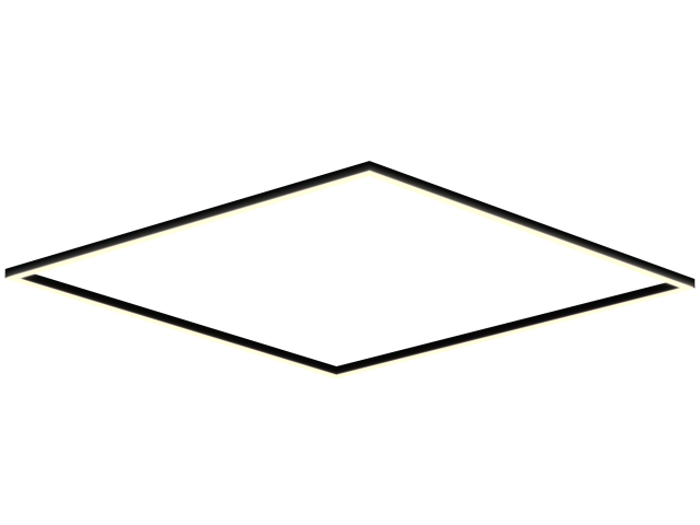 Lamp HOKASU Frame S50 (RAL9005/2498x2498mm/LT70 — 3K/208W)