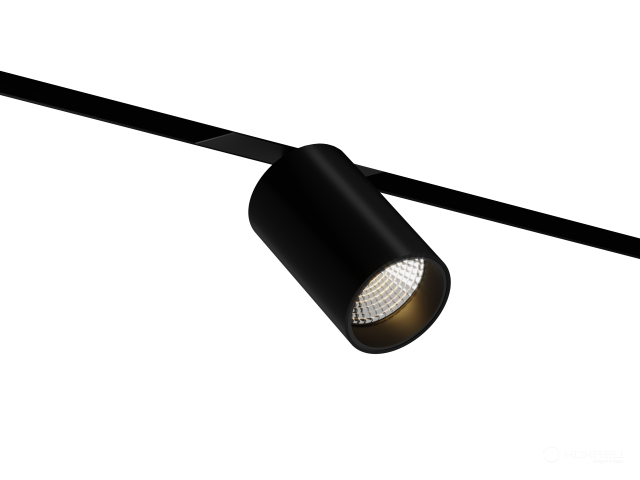 Lamp HOKASU OneLine Tube (RAL9005/D75/120mm — 3K/20W/10deg)