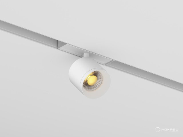 Lamp HOKASU OneLine DOT (RAL9003 — 3K/10W/15deg)