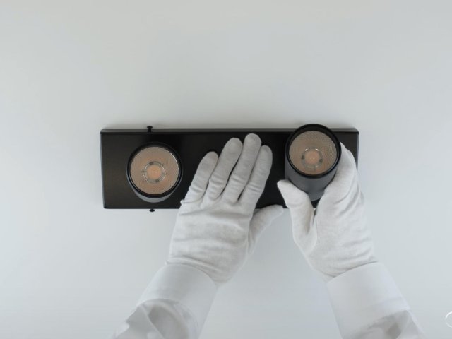 Lamp HOKASU Tube DUO with swivel mounting
