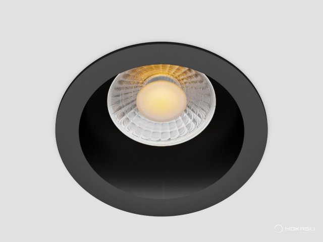 Lamp HOKASU DOT (RAL9005 — 3K/10W/60deg/CRI90)