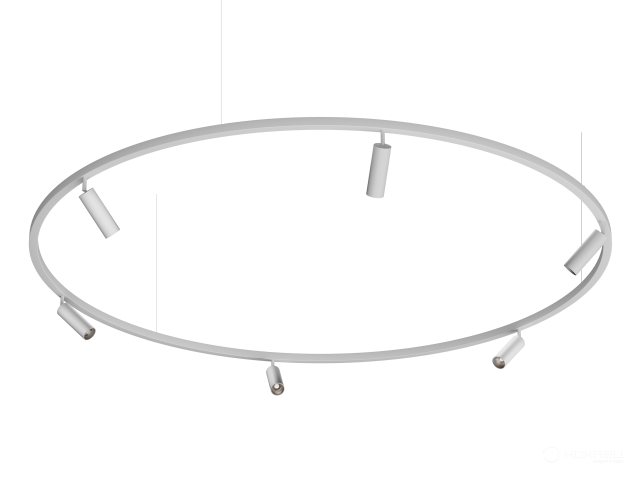 Pendant lamp HOKASU PL1 (RAL9003/2000mm— 4K/60W/38deg)