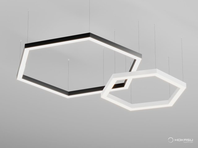 Modular lamp HOKASU Hexagon