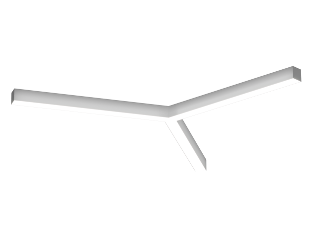 Lamp 3-Star S50 (RAL9003/3x634mm/LT70 — 4K/40W)