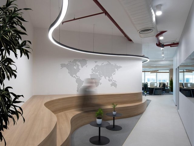 Linear lamp HOKASU Wave