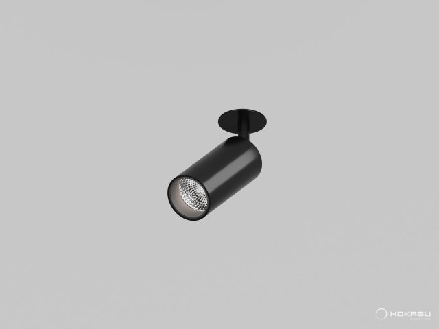 Lamp HOKASU Tube IN with swivel mounting