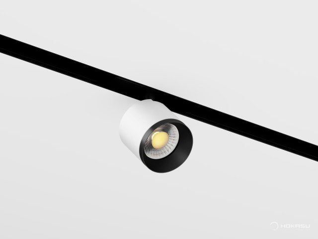 Lamp HOKASU OneLine DOT (RAL9003+B — 4K/10W/24deg)