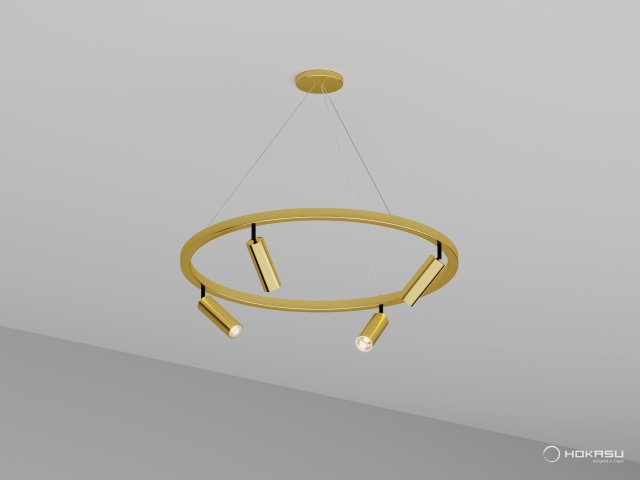 Pendant lamp HOKASU PL1 (GOLD/830mm — 3K/40W/38deg)