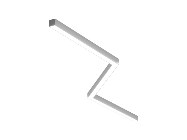 Lamp HOKASU Z S50 (RAL9003/3x877mm-135/LT70 — 4K/54W)