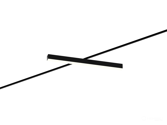 Track lamp HOKASU S50 TR4 (RAL9005/750mm/LT70 — 4K/28W)