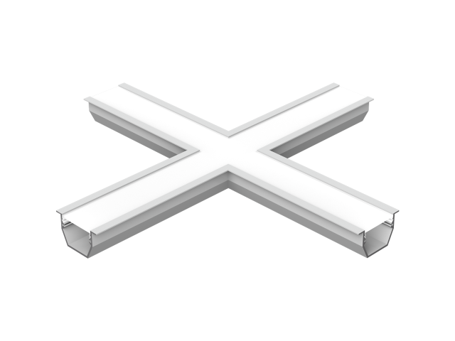 Connecting element 35/25 IN (X/RAL9003)