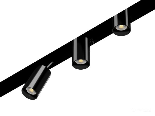 Lamp HOKASU Tube HIDE TR4 (RAL9005/D85/Lens — 3K/40W/60deg)