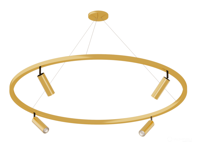 Pendant lamp HOKASU PL1 (GOLD/1250mm— 3K/40W/38deg)