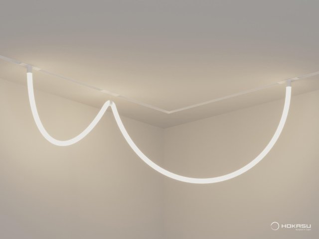 Lamp HOKASU GhostLight (ral9003/3500mm — 3K/77W)