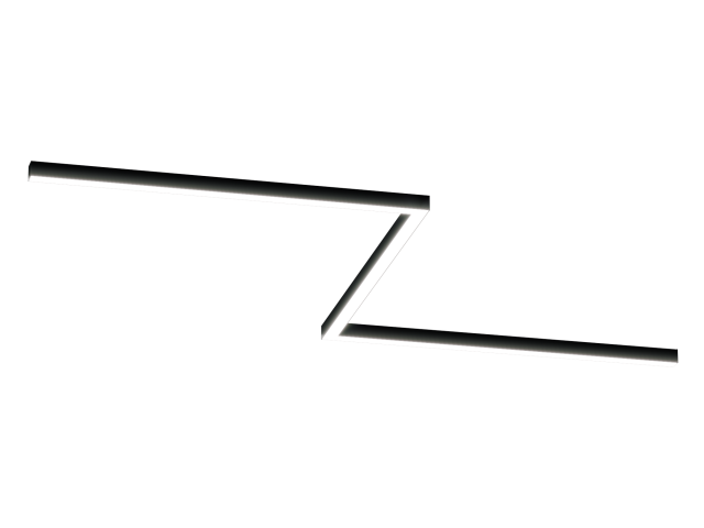 Lamp HOKASU Z S50 (RAL9005/3x1250mm-90/LT70 — 4K/78W)