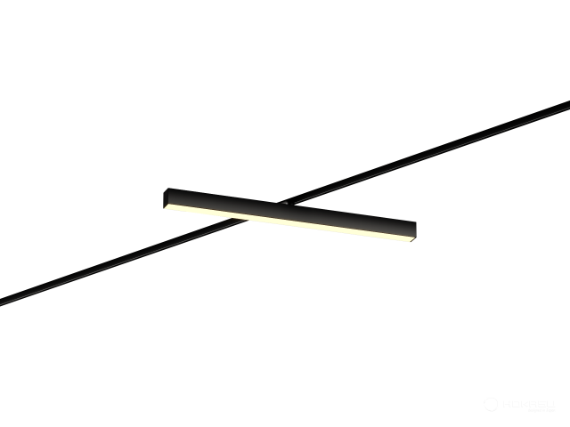 Track lamp HOKASU 35/40 TR4 (RAL9005/750mm/LT70 — 3K/13W)