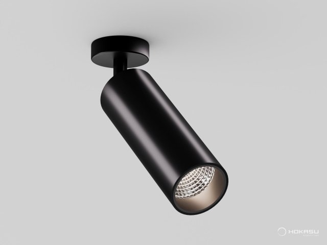 Lamp HOKASU Tube ON with swivel mounting